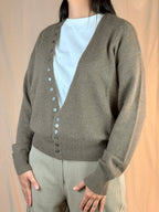 Cardigan Mille Bottoni Tortora
