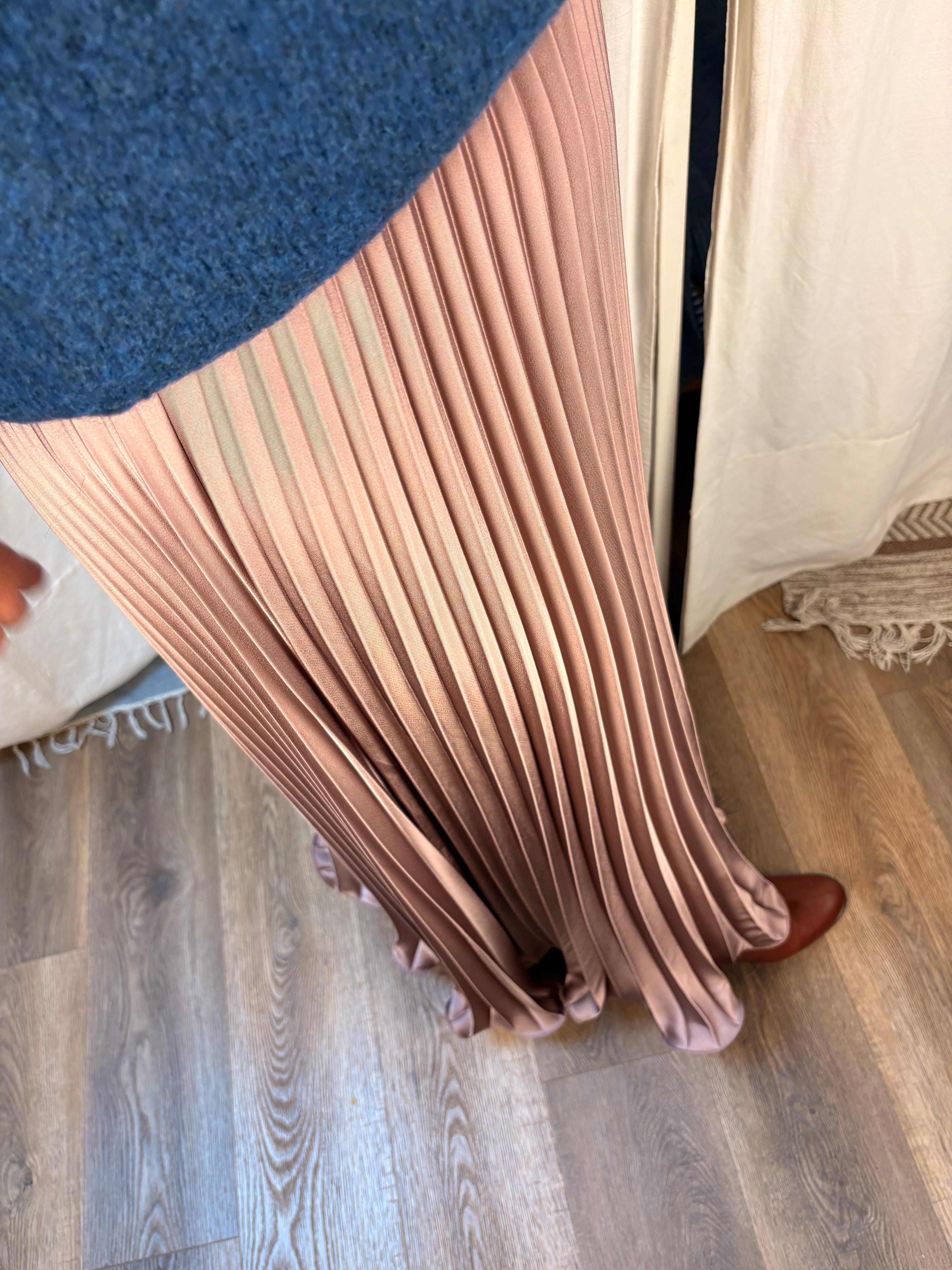 gonna plissè cipria