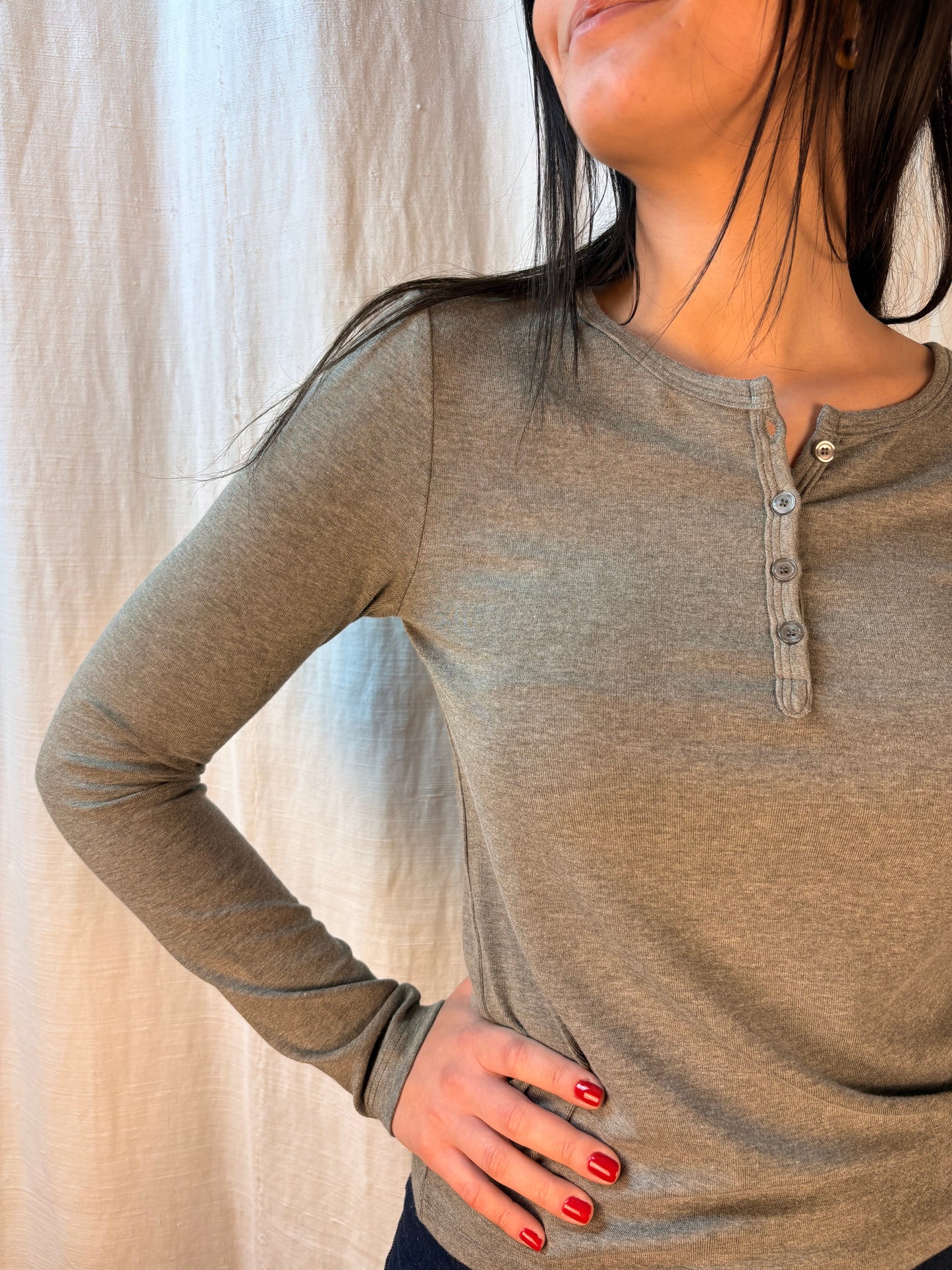 maglia caldo cotone grigio