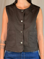 Gilet ciocco in Denim