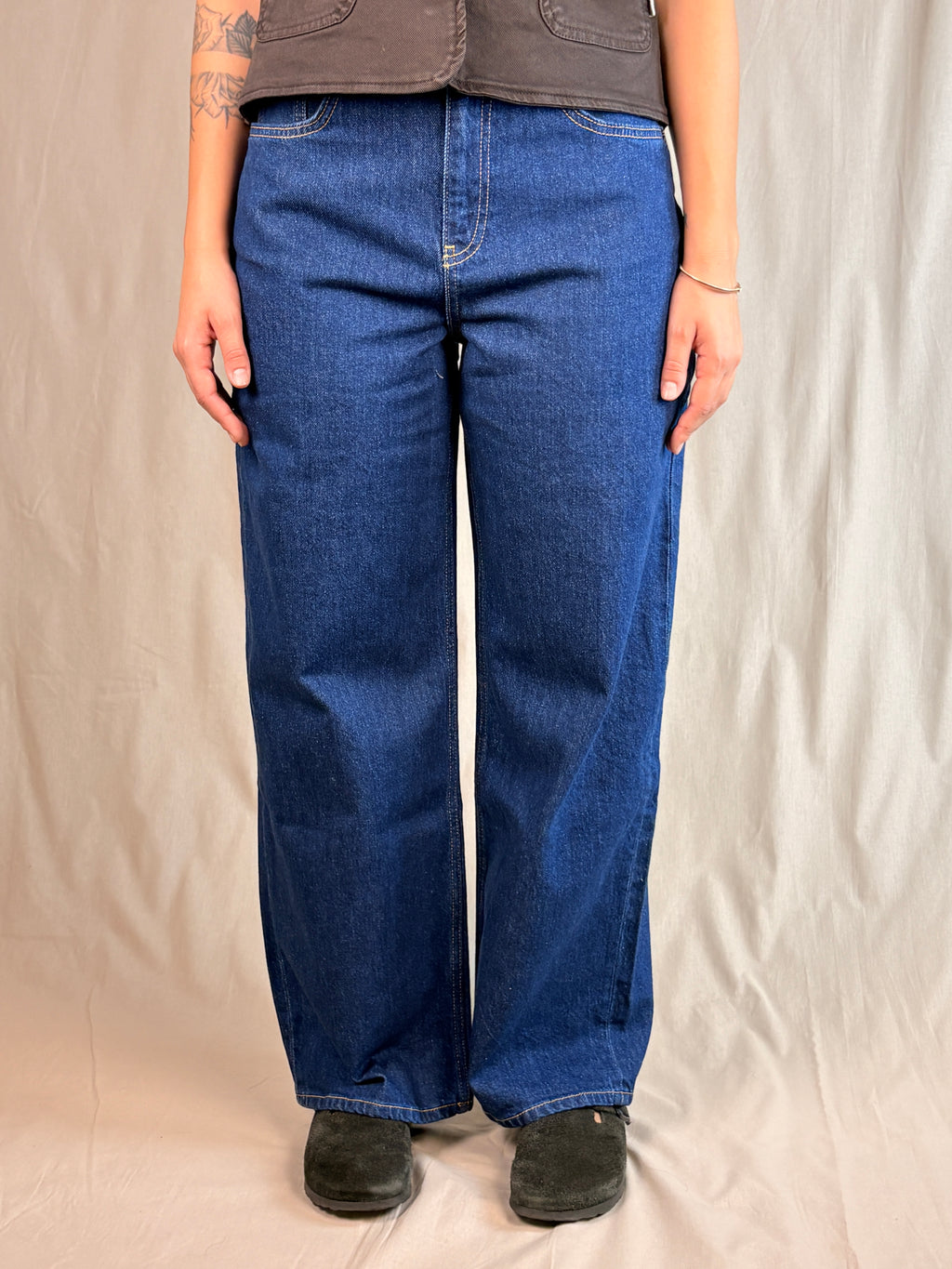 Jeans Regolar Blu Denim