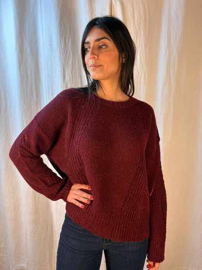 maglia color melanzana