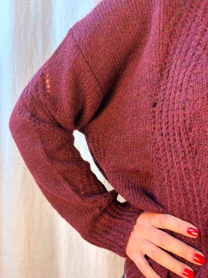 maglia color melanzana