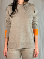 Maglia Bicolor Lana e Cachemire