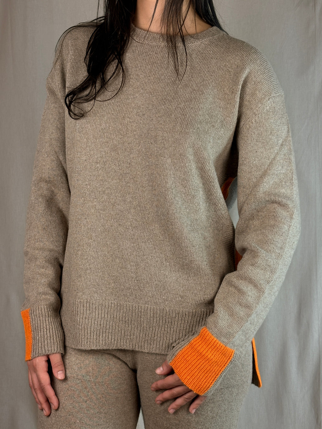 Maglia Bicolor Lana e Cachemire