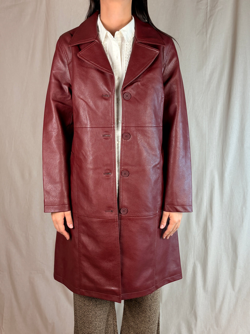 Soprabito Similpelle Bordeaux