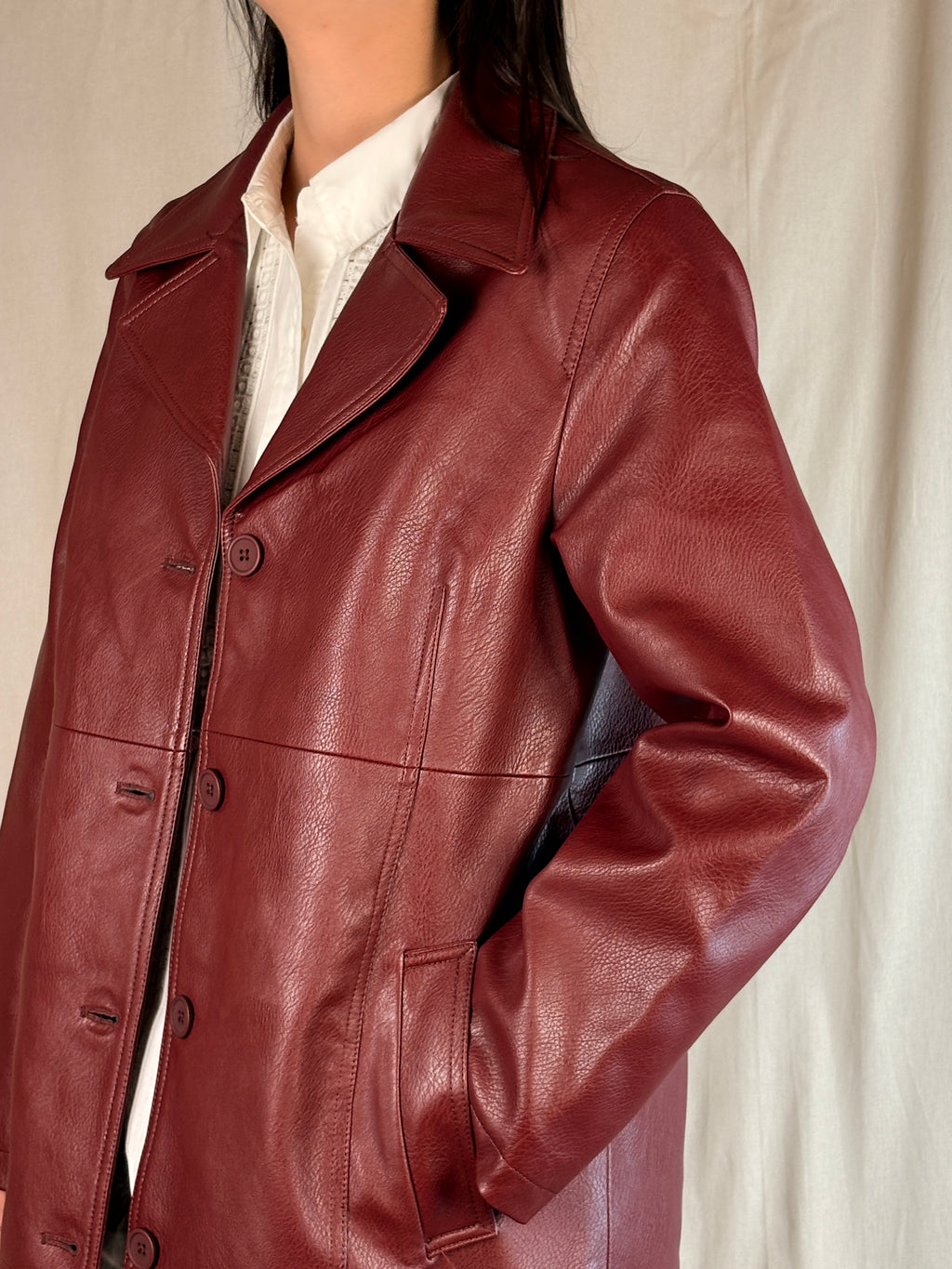 Soprabito Similpelle Bordeaux