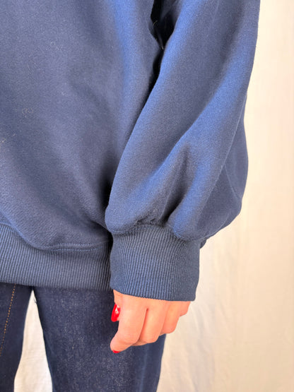 felpa oversize  blu navy