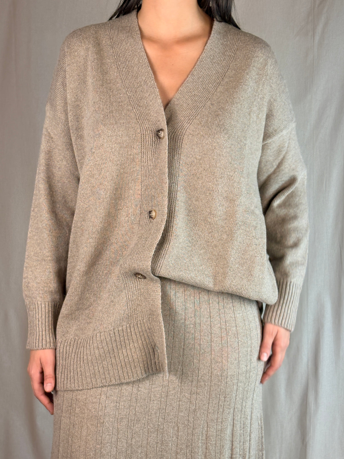 Cardigan Over Lana e Cachemire