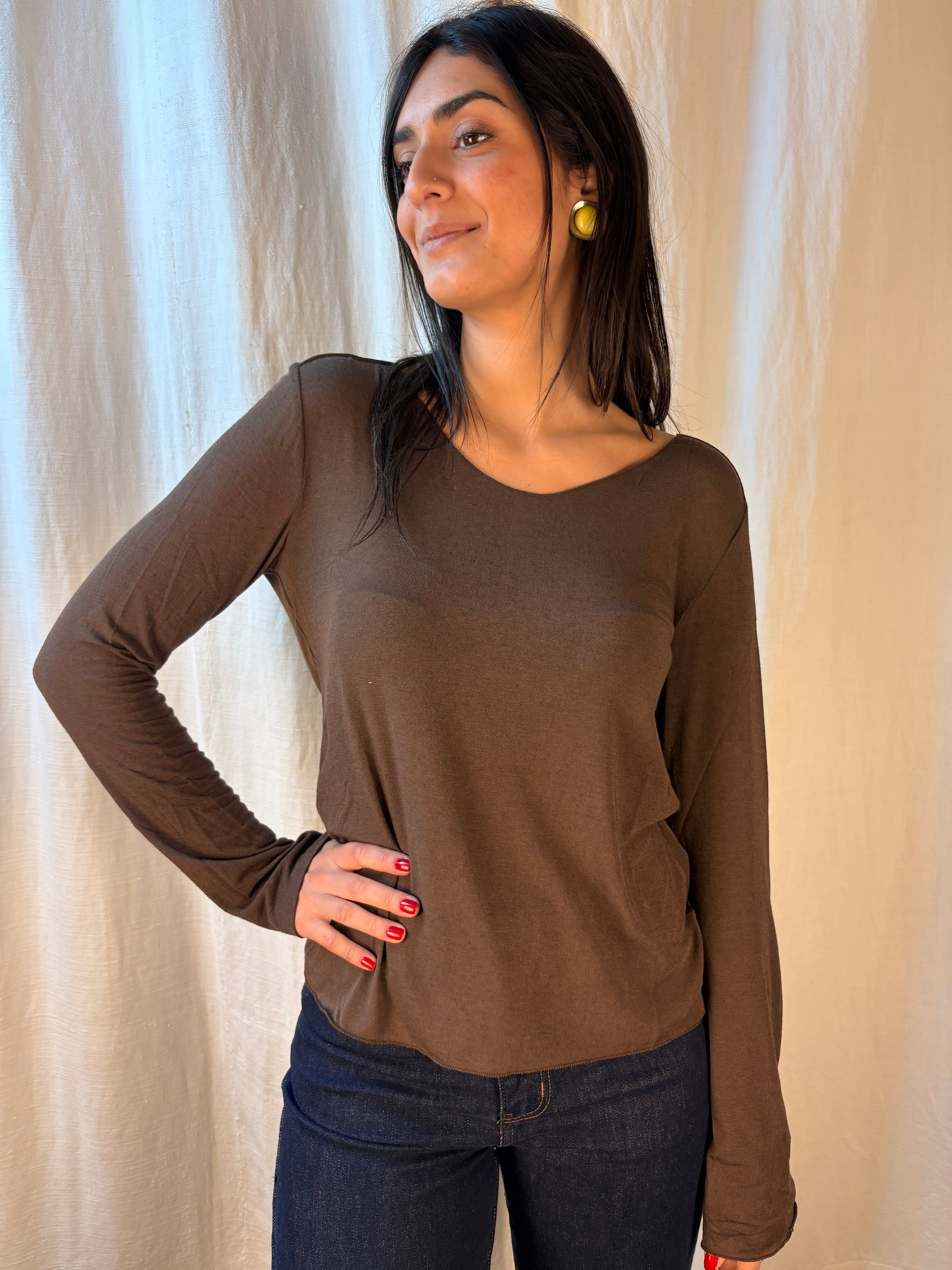 maglia in modal moro