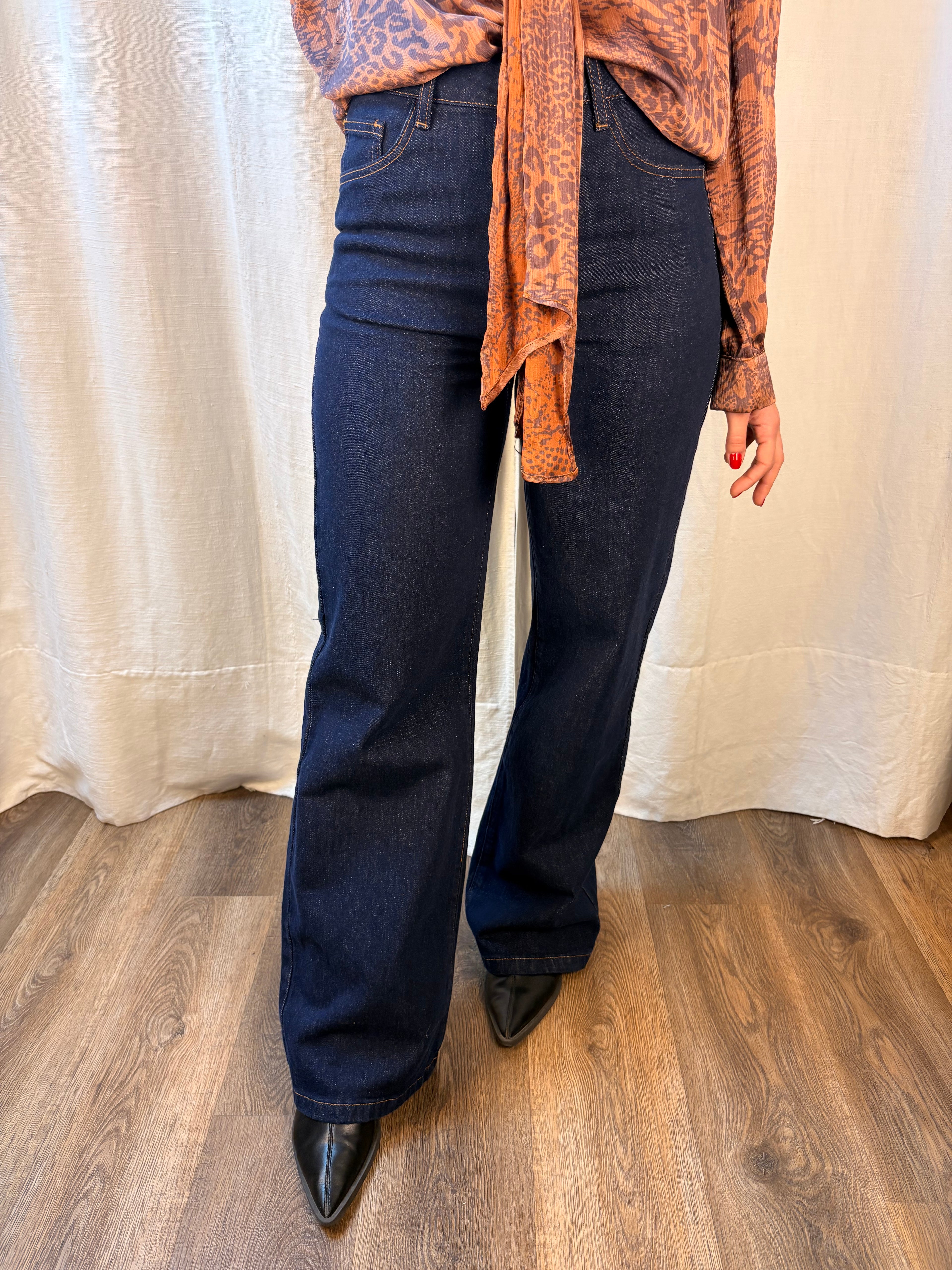 jeans palazzo Blue Denim