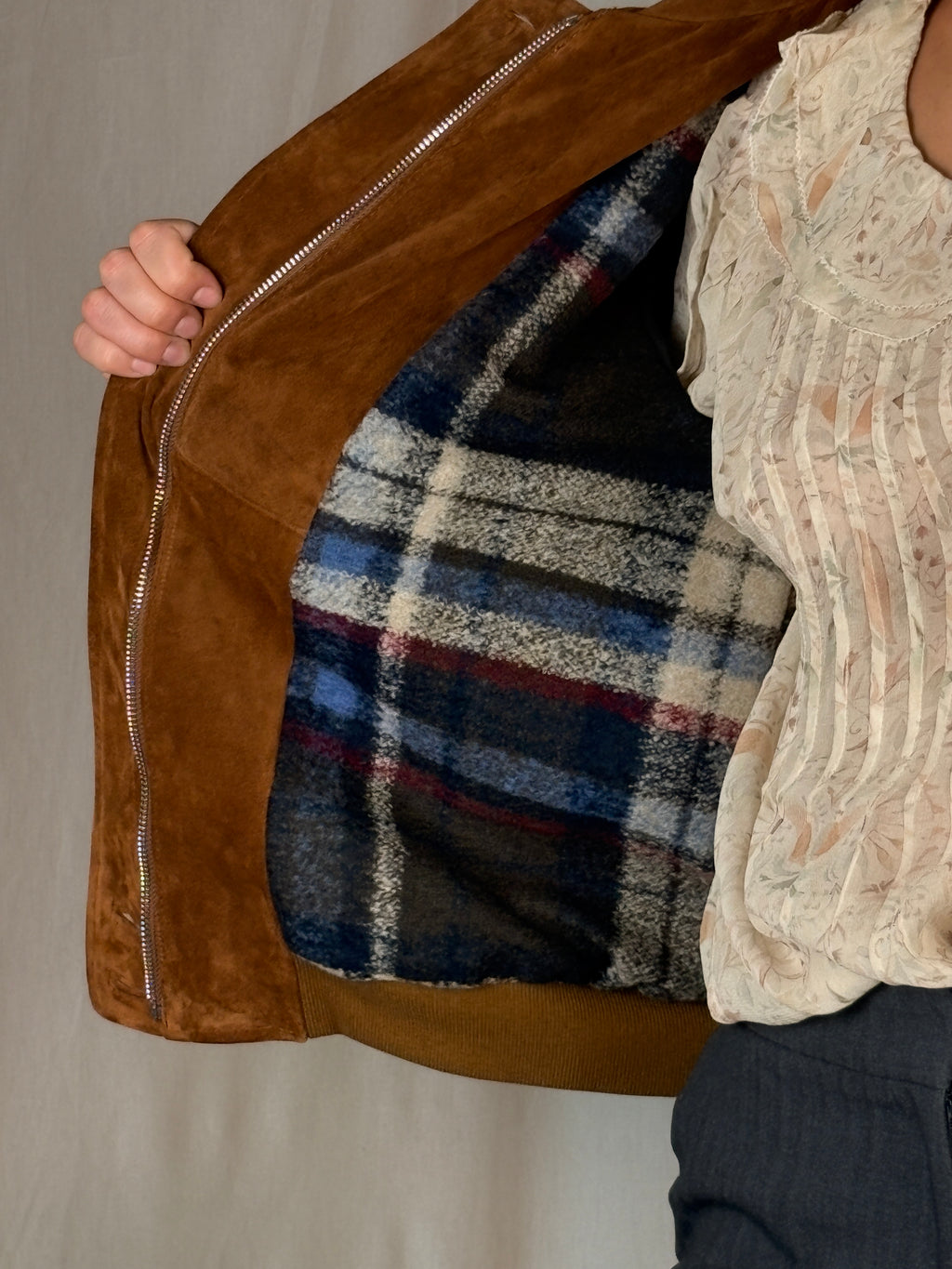 Giacca Cognac Vera Pelle
