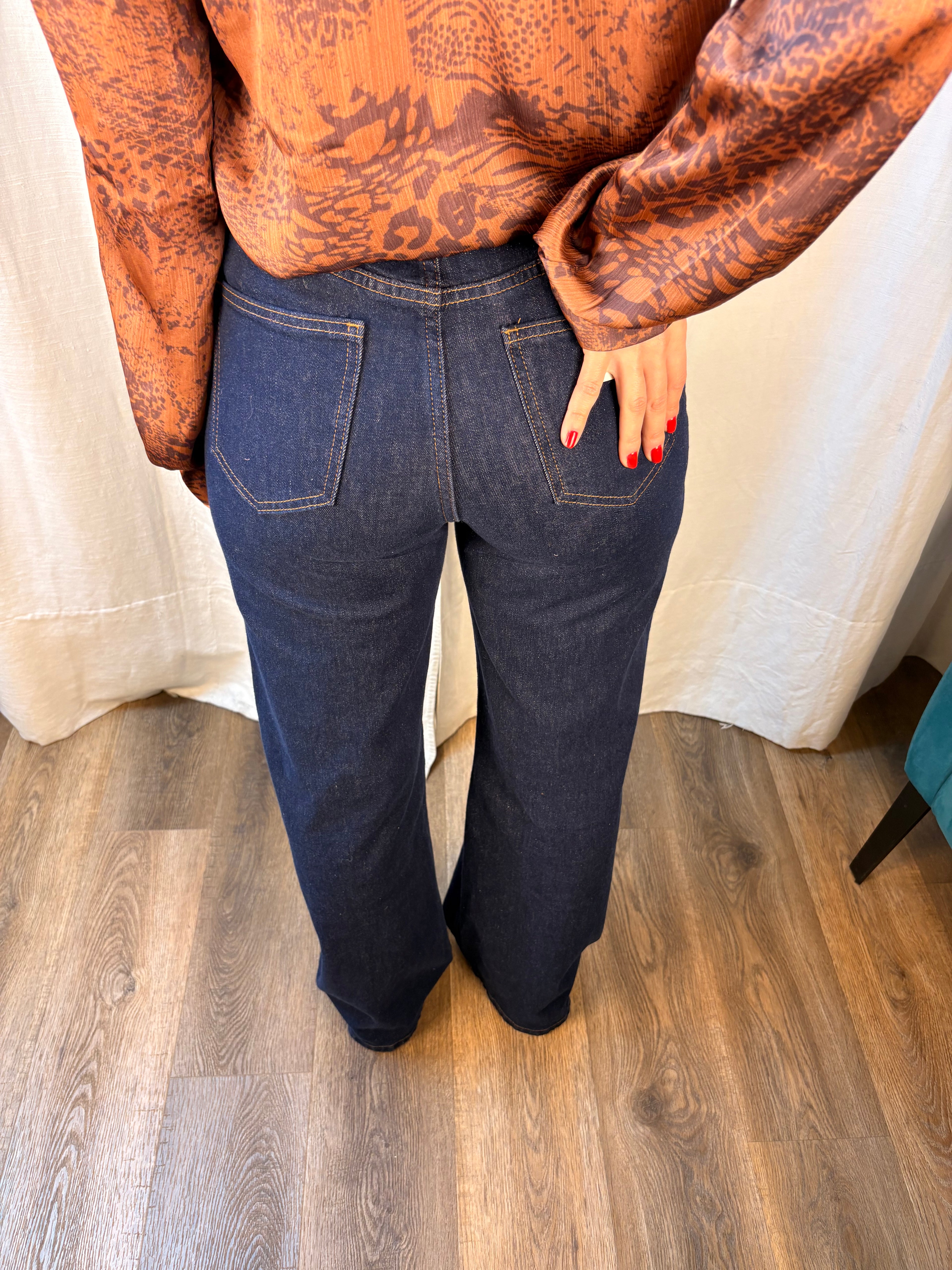 jeans palazzo Blue Denim