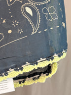 Foulard Stampa Bandana Blu