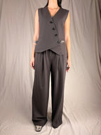 pantalone palazzo brown