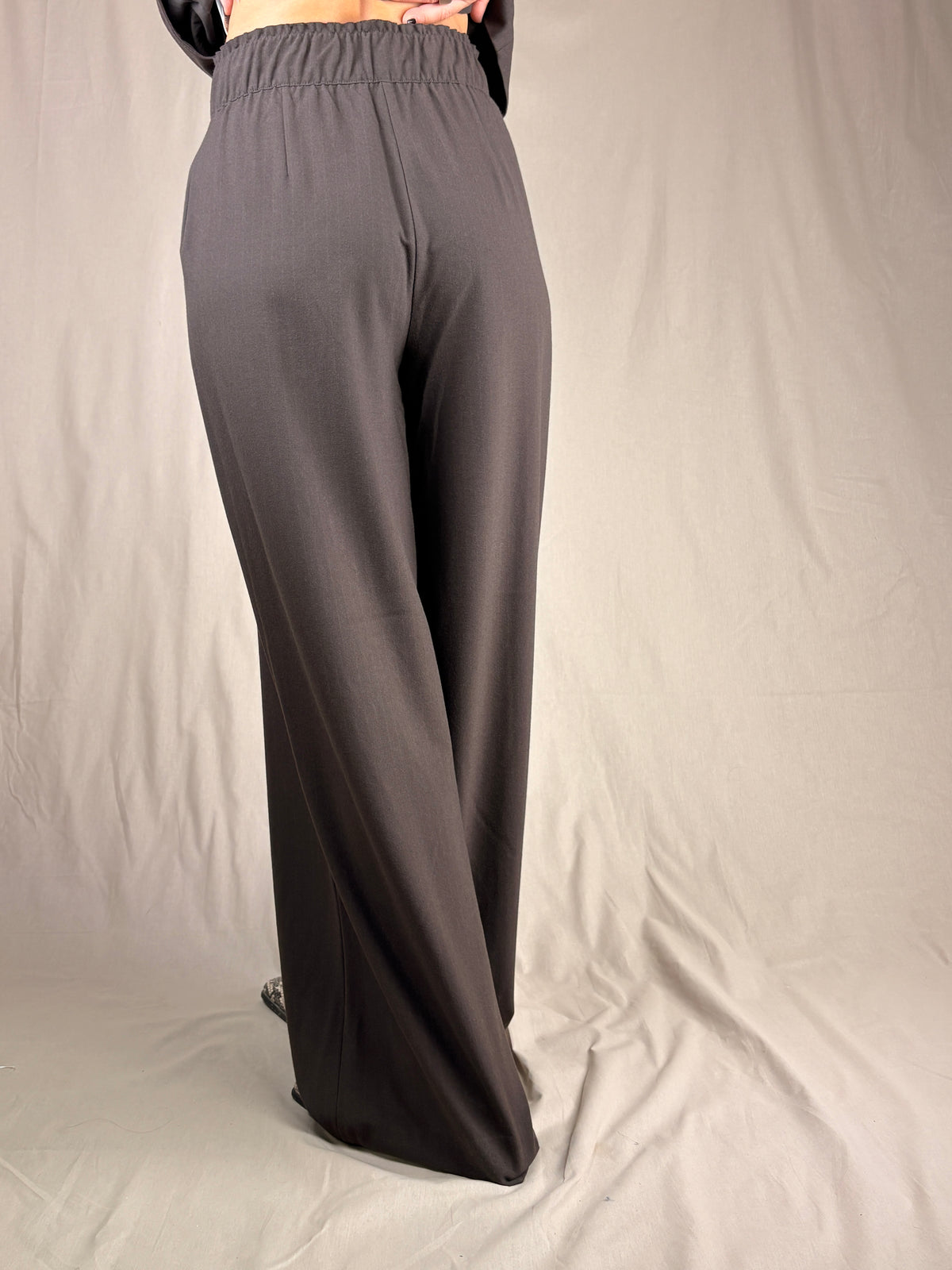 pantalone palazzo brown