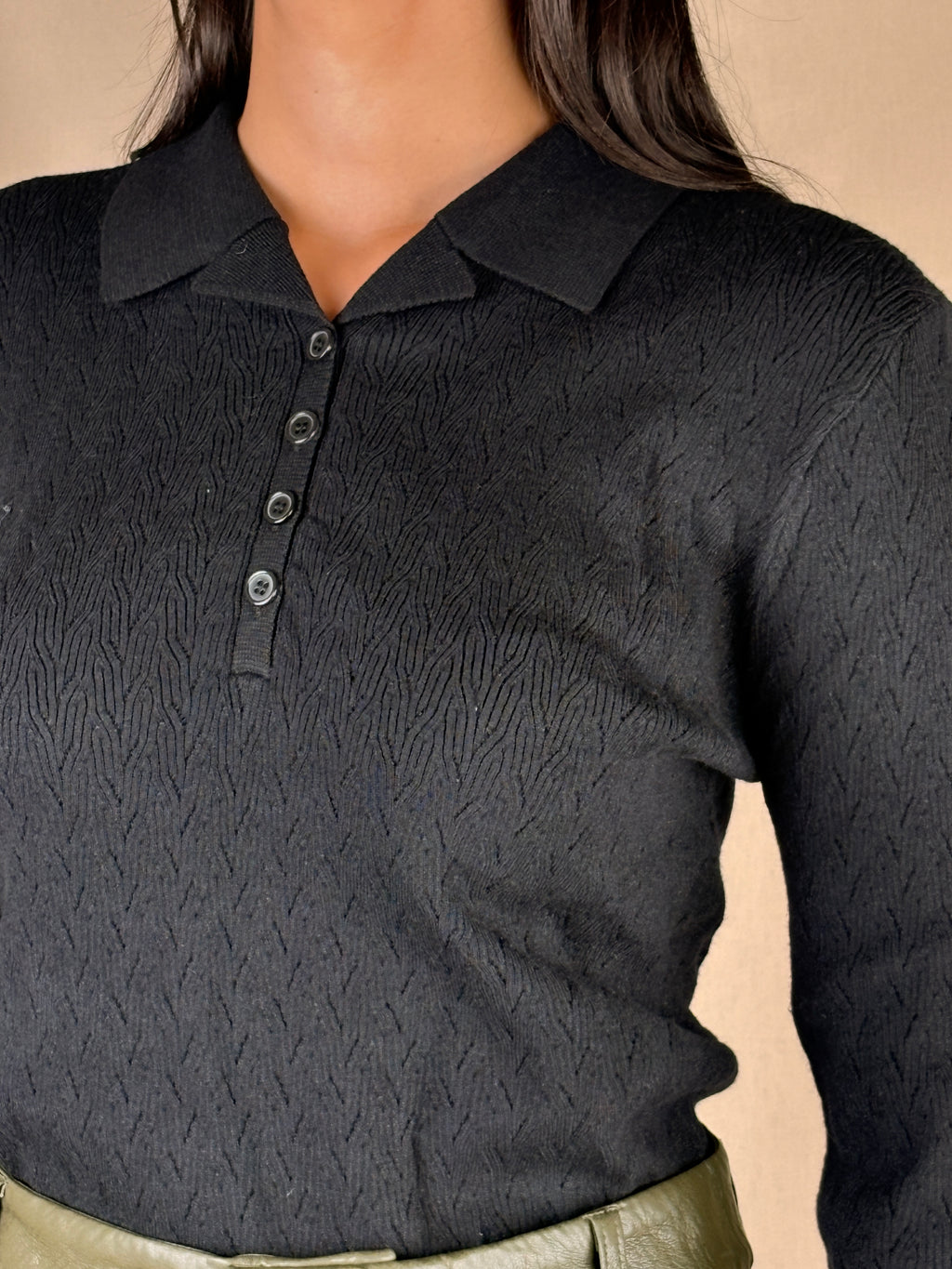 maglia polo black