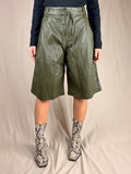 bermuda similpelle khaki