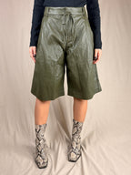 bermuda similpelle khaki