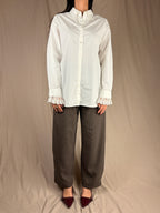 camicia indi pizzo
