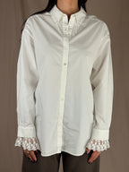 camicia indi pizzo