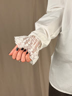 camicia indi pizzo