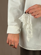 camicia indi pizzo