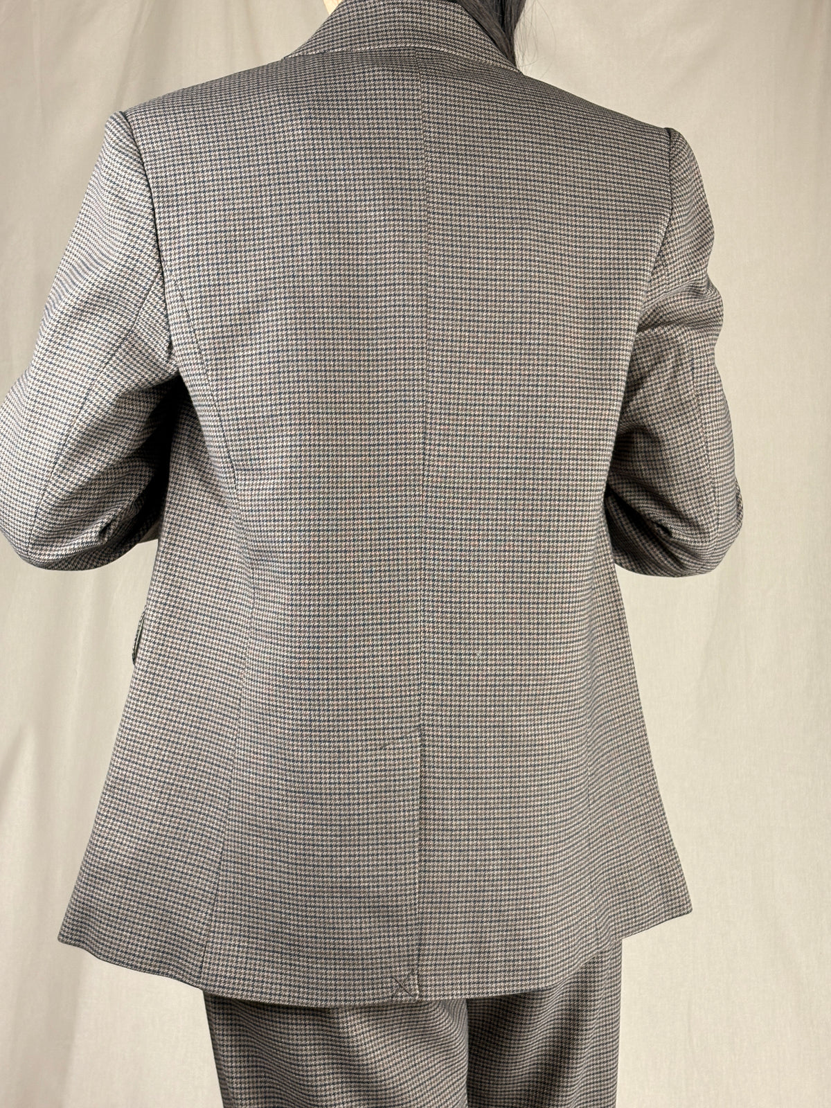 giacca doppiopette micro check