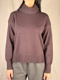 maglia cioccolo collo removibile