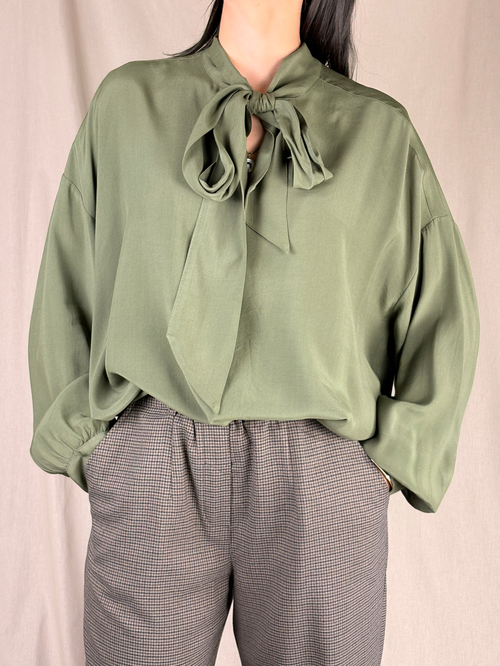 Camicia oliva