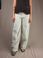 Panta velluto white