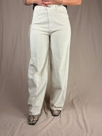 Panta velluto white