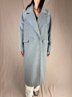 Cappotto spigato grigio