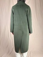 Cappotto spigato verde