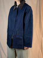 Giacca Denim Colletto Velluto