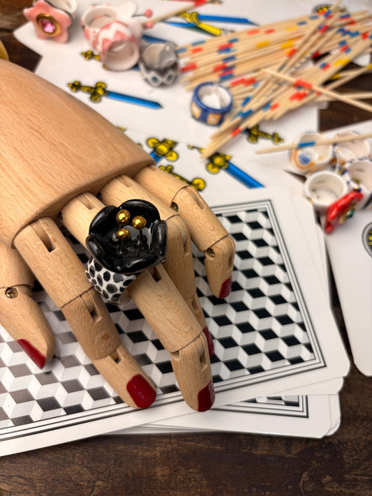 Anello papavero nero