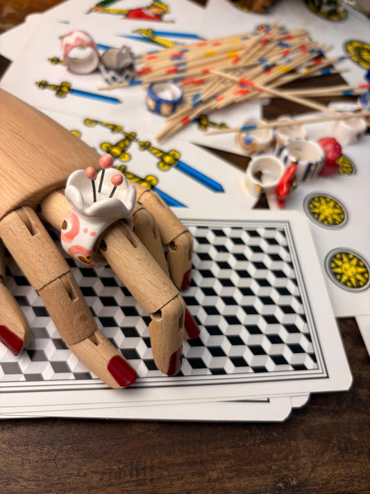 Anello papavero rosa