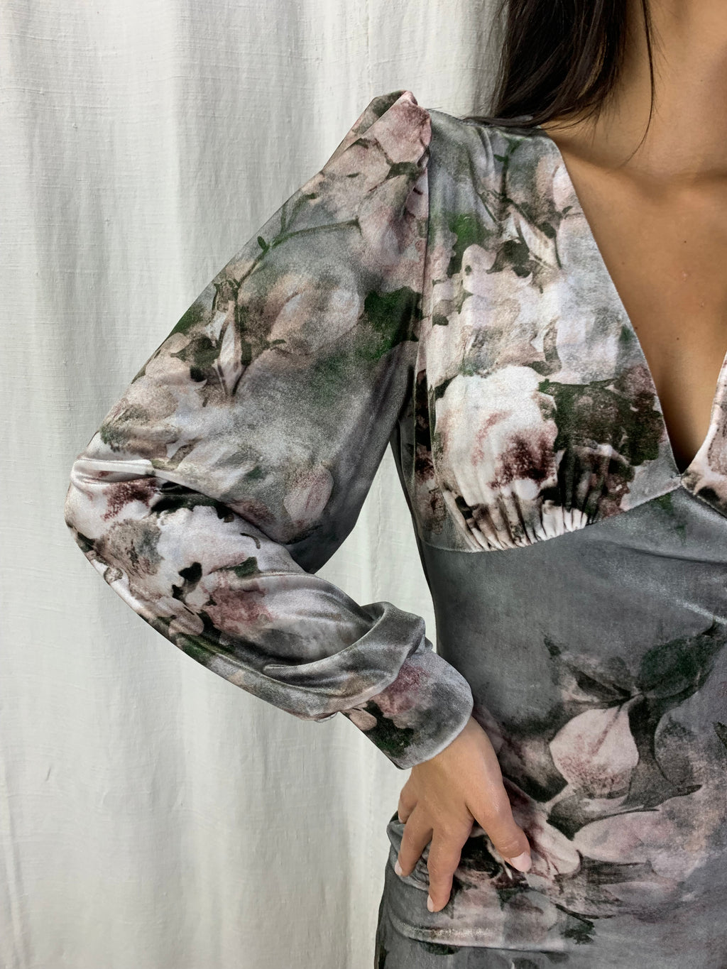 Abito ciniglia perla