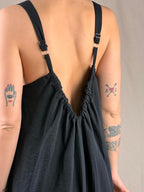 Slipdress regolabile Nero