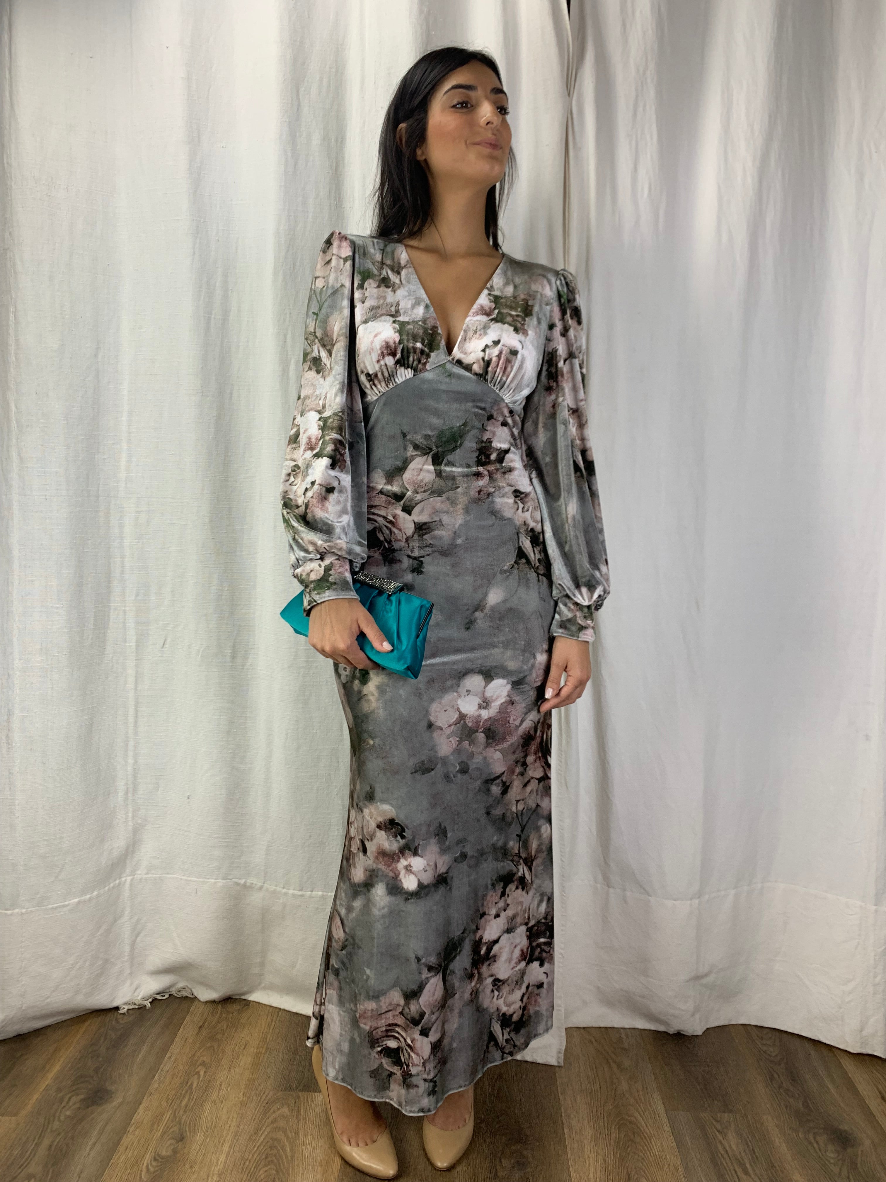 Abito ciniglia perla