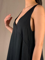 Slipdress regolabile Nero