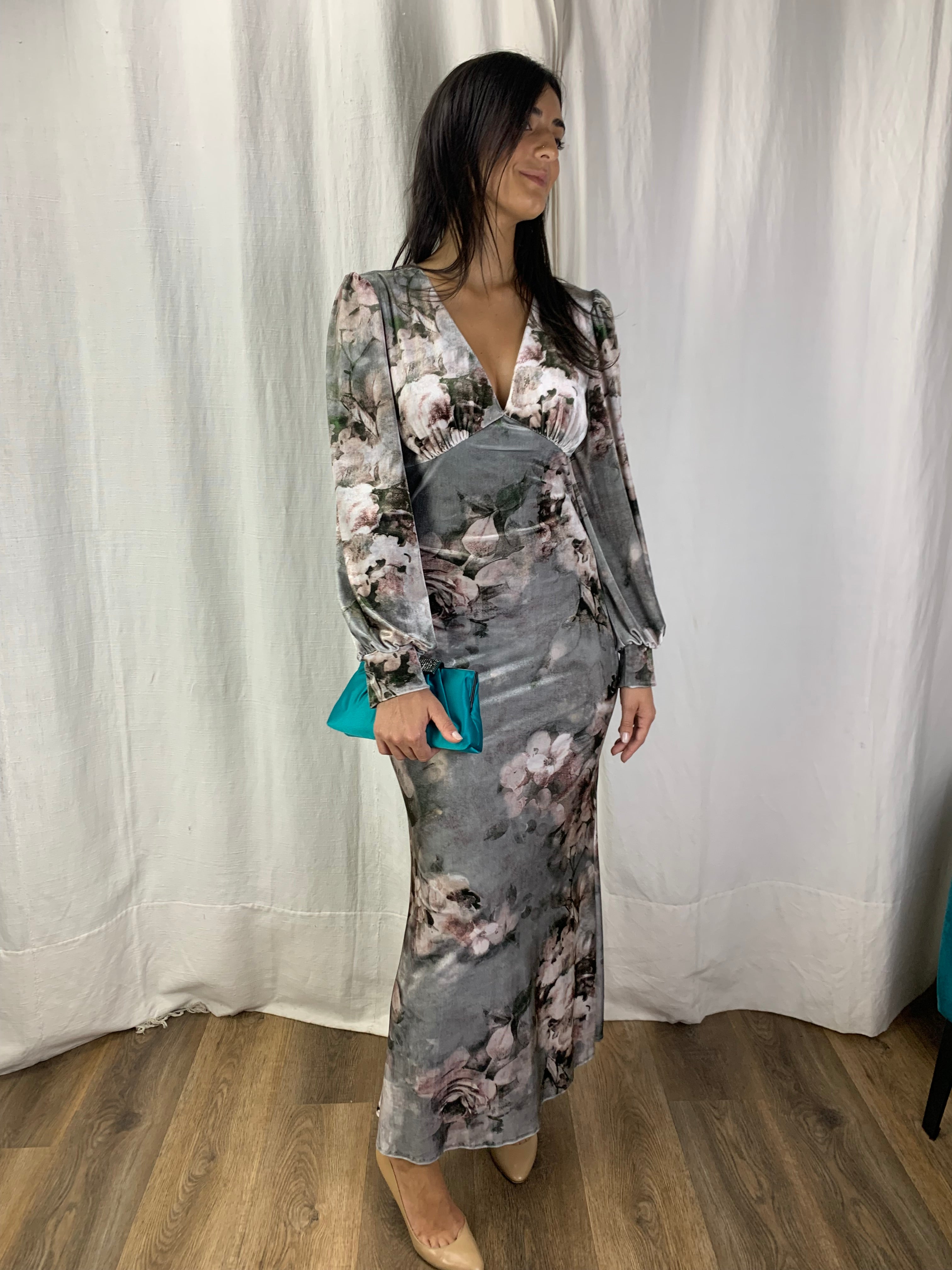 Abito ciniglia perla