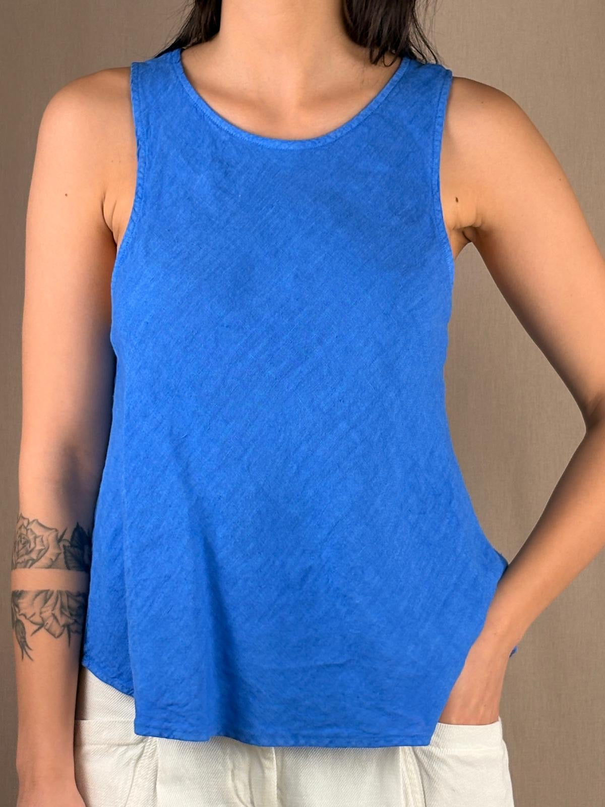 Top Lino Bluette