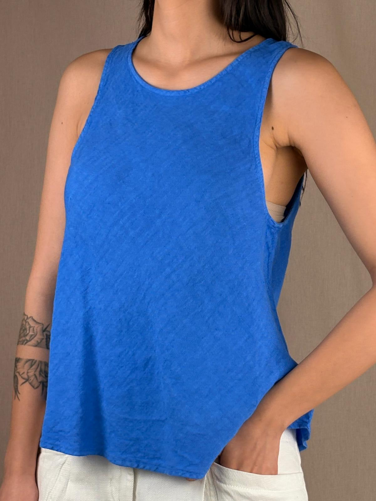 Top Lino Bluette