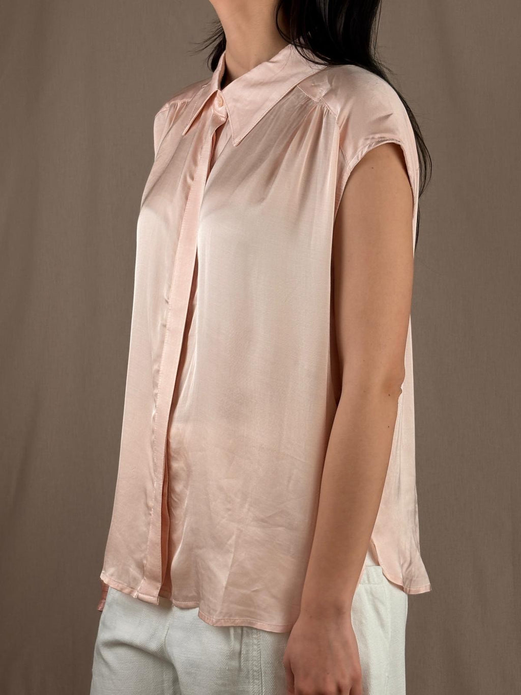 Camicetta in Raso Rosa