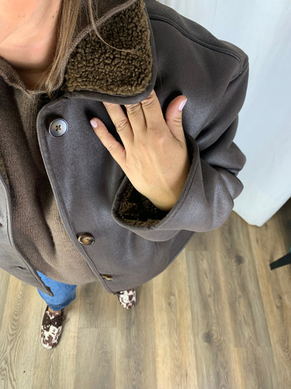 Shearling cioccolato