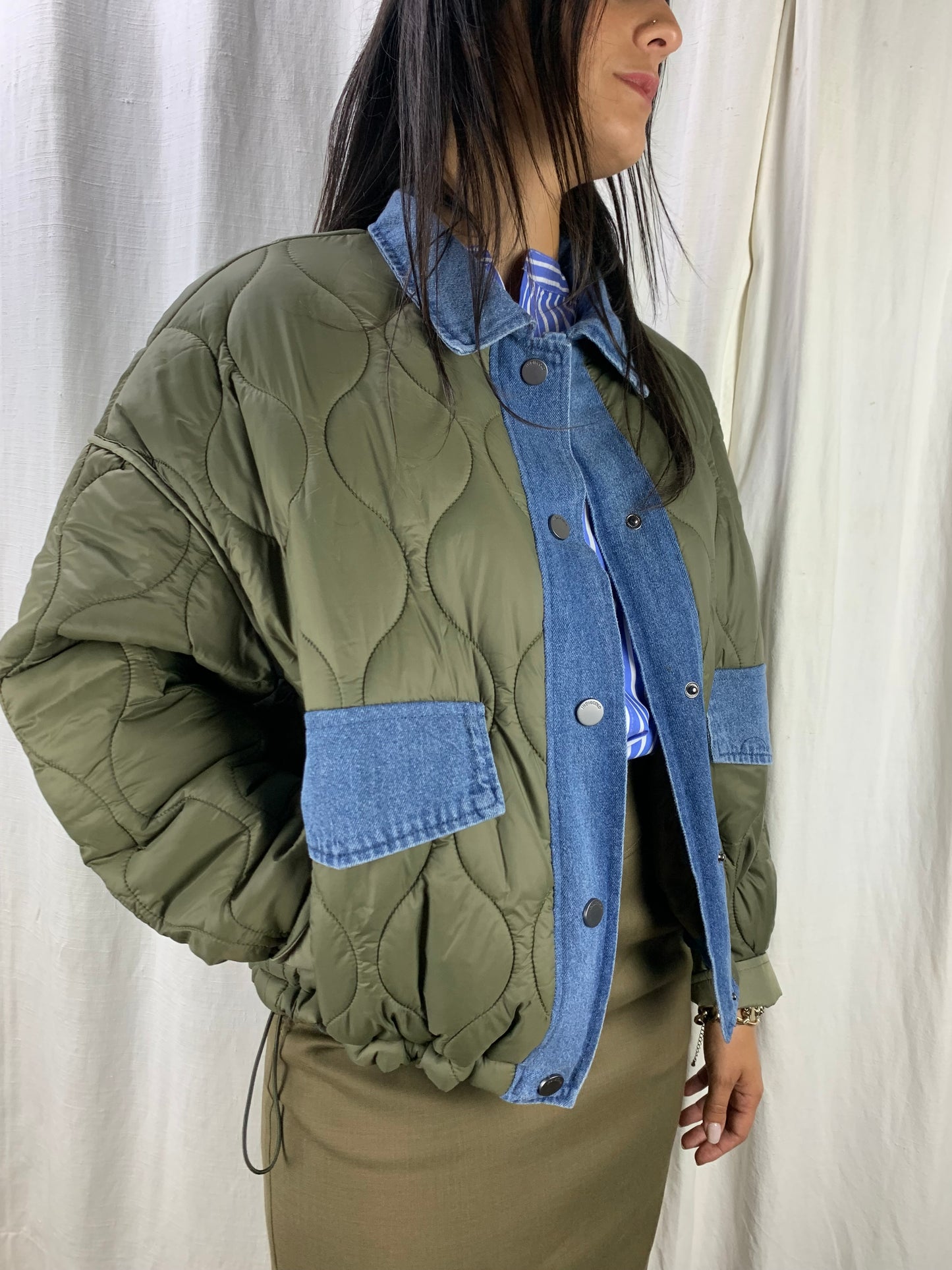 Trapuntato verde militare