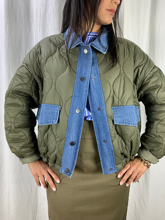 Trapuntato verde militare