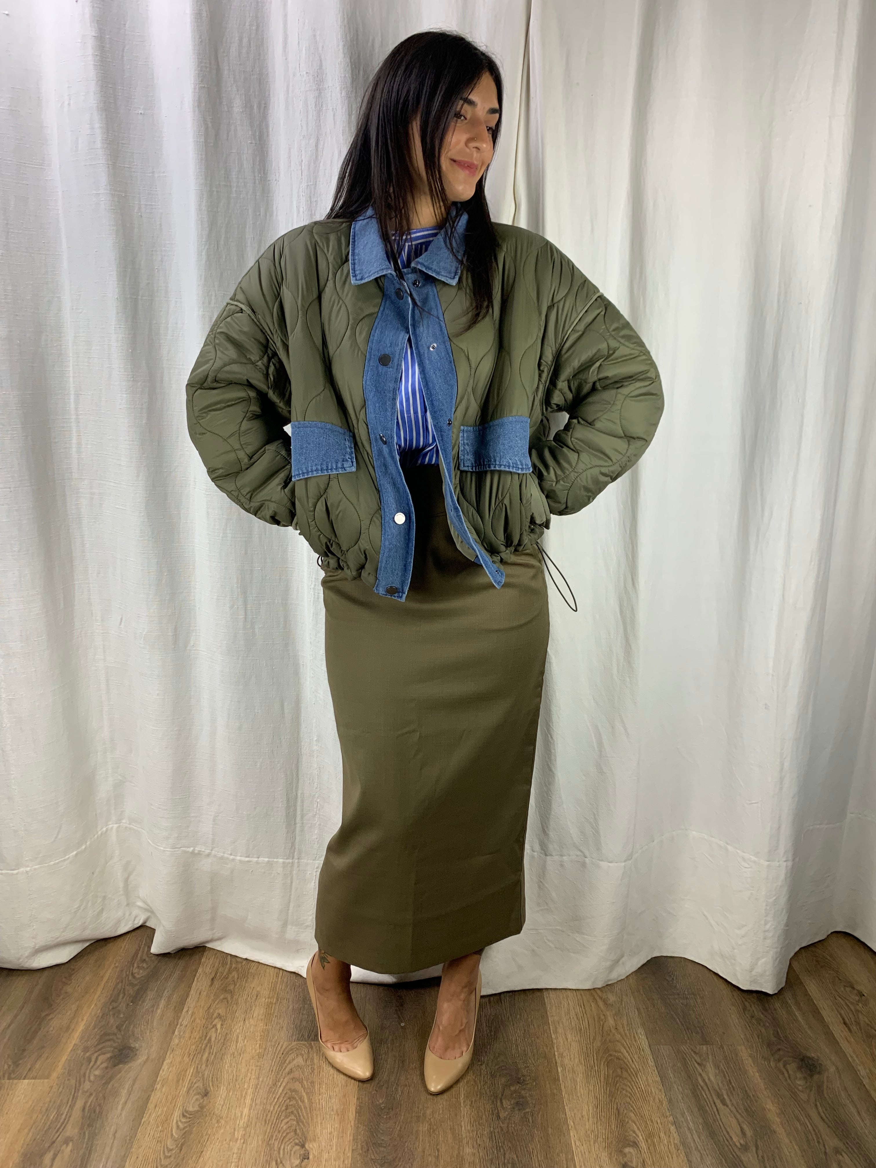 Trapuntato verde militare