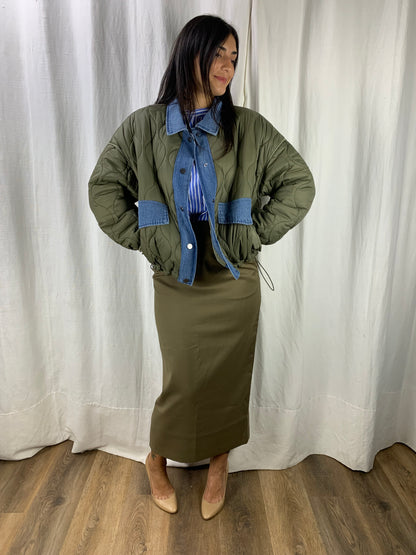 Trapuntato verde militare